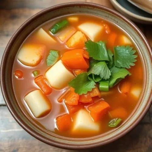 HOT & SOUR VEG SOUP